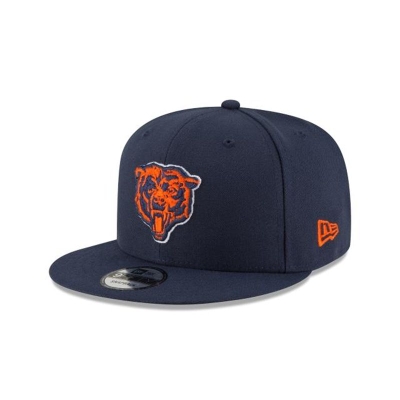 Blue Chicago Bears Hat - New Era NFL Basic 9FIFTY Snapback Caps USA8459061